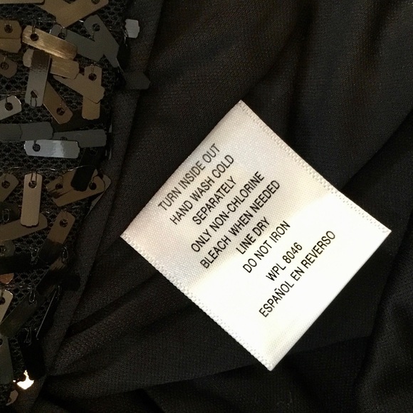 Bar III Black Sequin Dress - Picture 7 of 8